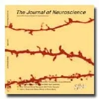 The cover of The Journal of Neuroscience features a close-up image of neuronal dendrites with red staining, showing numerous synaptic spines.
